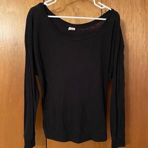 Slouchy long sleeve shirt
